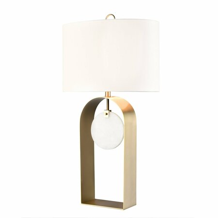 ELK SIGNATURE Farwell 33.5'' High 1-Light Table Lamp - Honey Brass H0019-11564